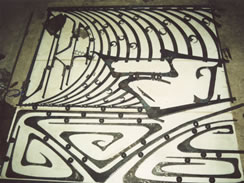 Gate being forged